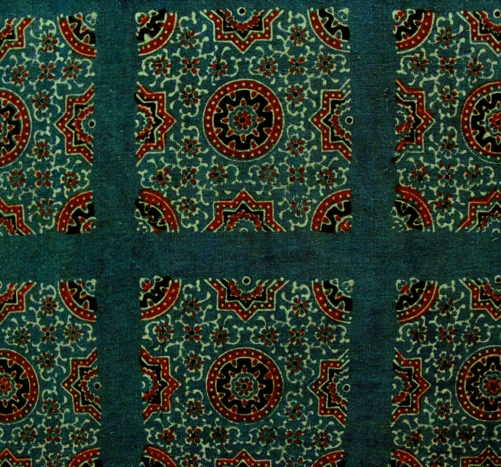 Block Printed Cotton (KH001-1AB-110)