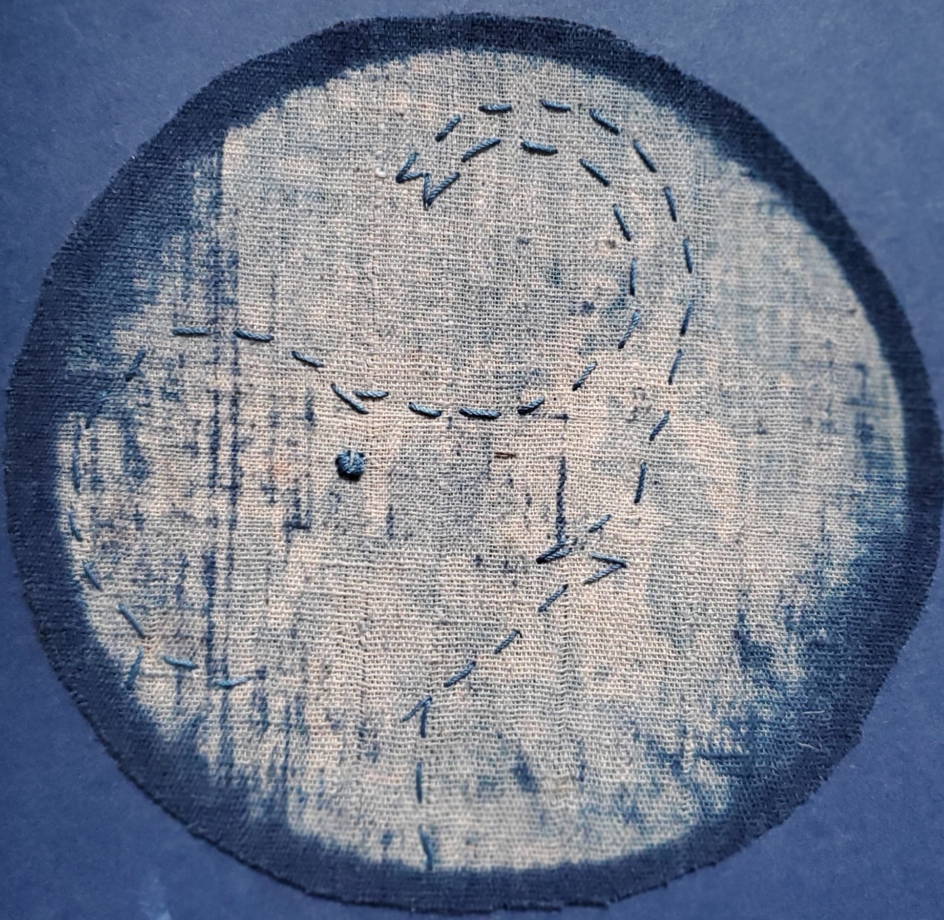 Embroidery Greeting Card - Elephant